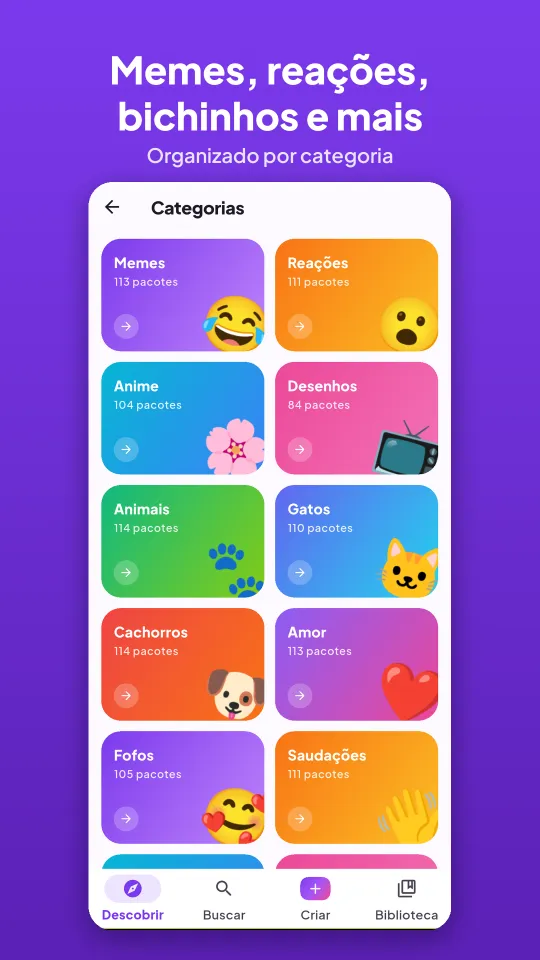 Captura de tela do StickerFlow
